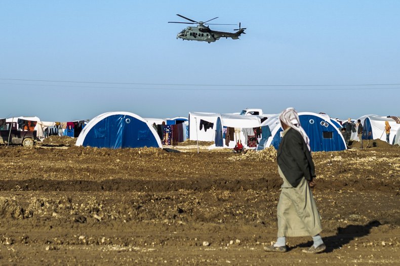 us, military, syria, displaced, camp, kurds