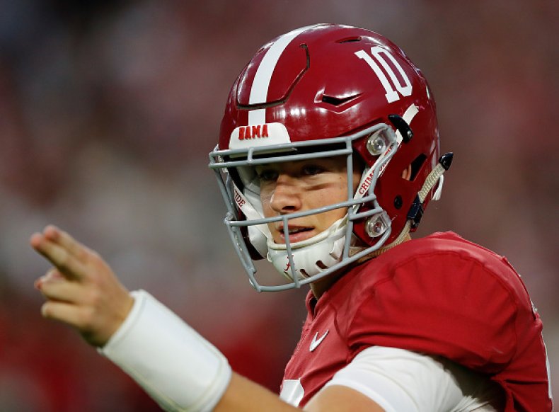 Alabama quarterback Mac Jones