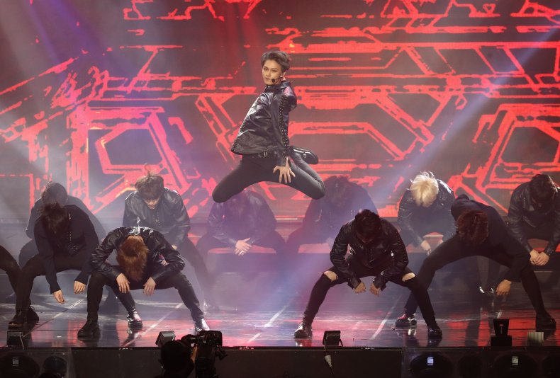 K-pop band Seventeen South Korea