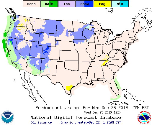 Will It Snow On Christmas Day Weather Forecast For December 25 2019