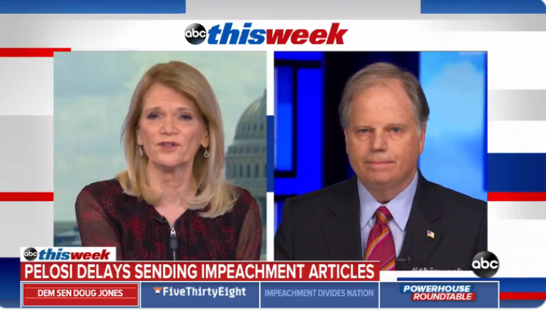 doug jones alabama defends pelosi