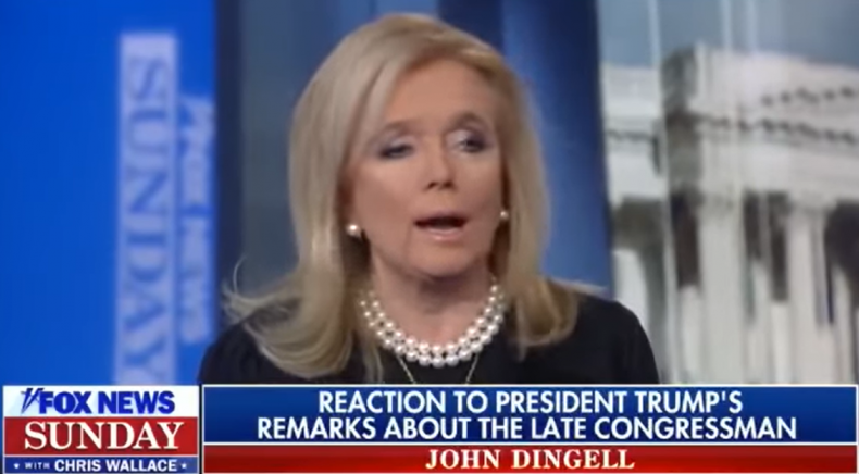 debbie dingell responds trump hell