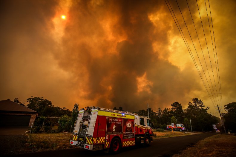 australia wildfire new south wales 