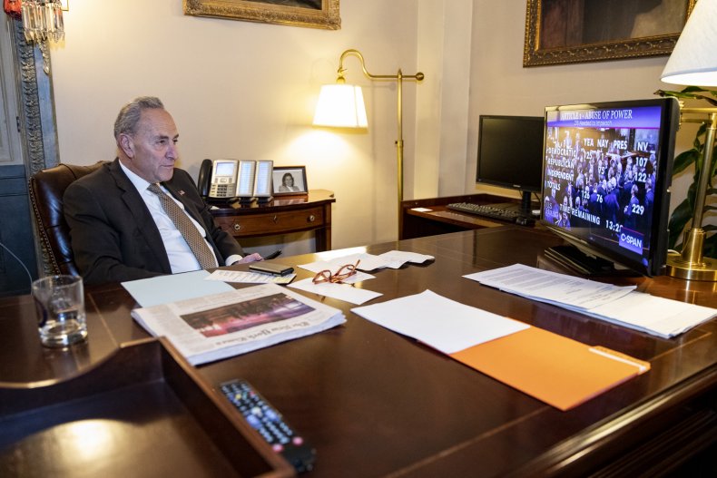Schumer demand impeachment trial witnesses
