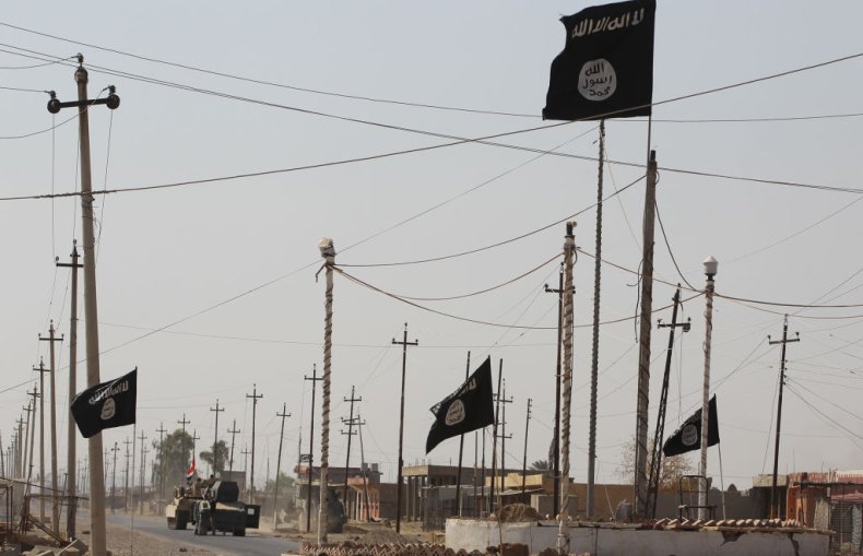 ISIS flags in Iraq