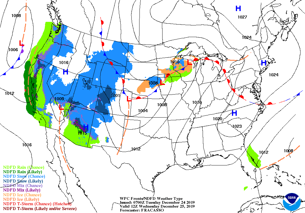 Noaa Snow Forecast Map