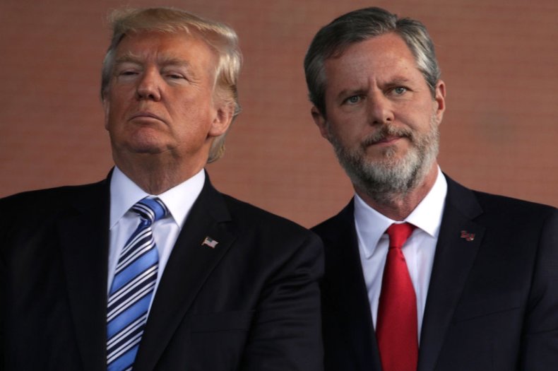 Donald Trump and Jerry Falwell