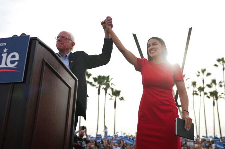 Bernie Sanders and AOC