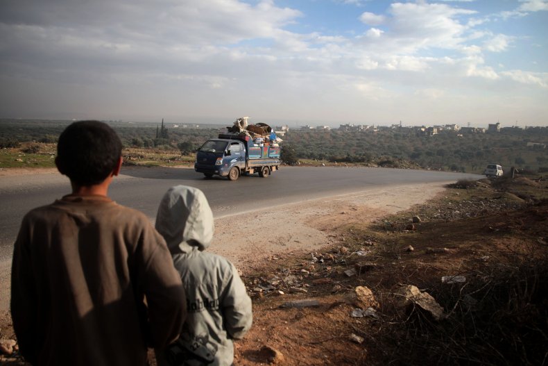 Trump warns adversaries civilians Idlib Province