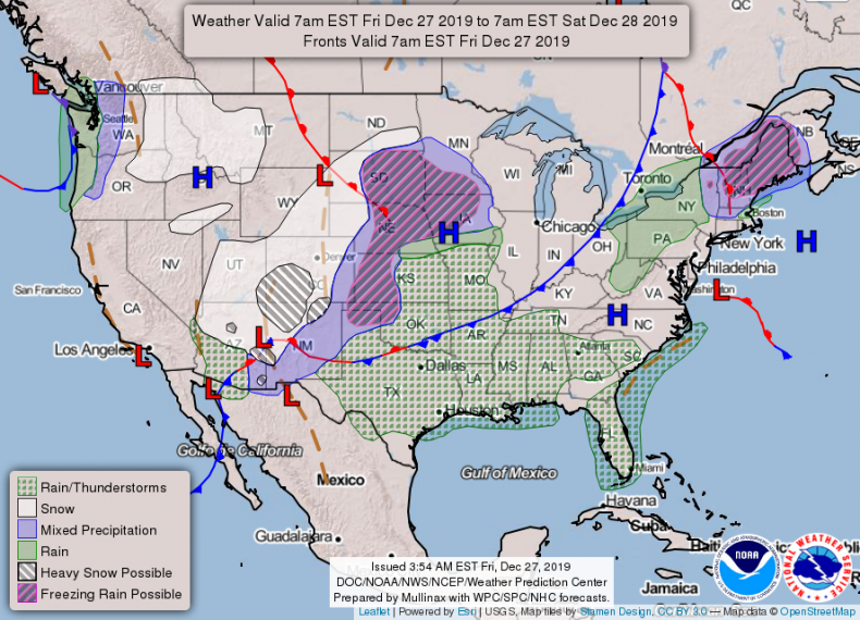 NOAA Friday Dec 27 2019