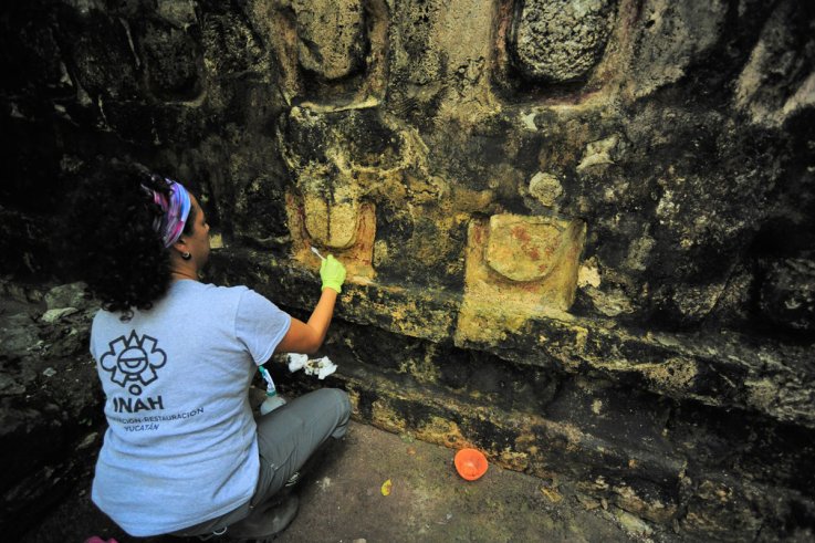 Ancient Mayan Temple, Kulubá