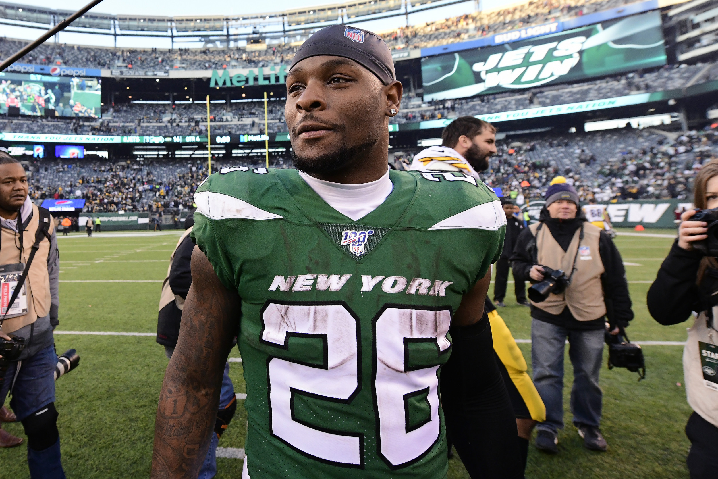 : 2020 Score Football #36 Le'Veon Bell New York Jets