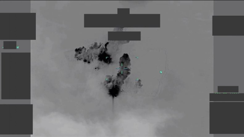 us, military, iraq, strikes, video, hezbollah, brigades
