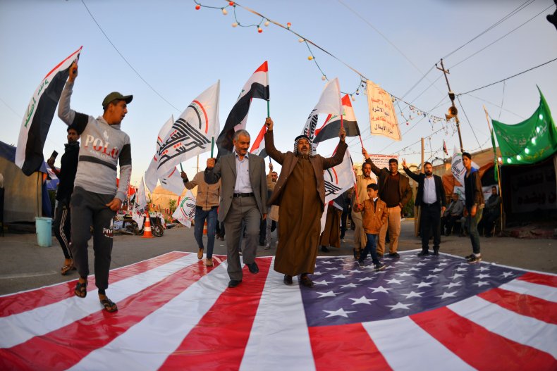 iraq, protest, najaf, popular, mobilization, strikes