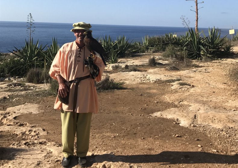 Formosa with a falcon