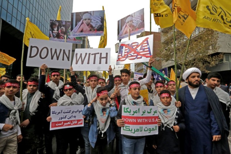 Iranian protesters Iranian protesters