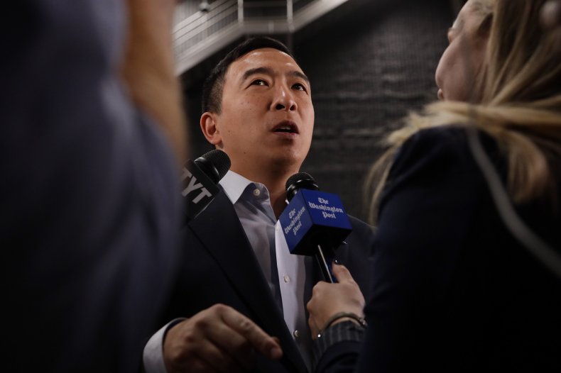 DNC rejects Andrew Yang request more polls