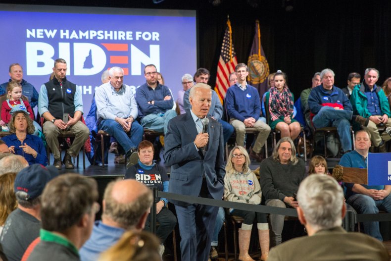 Joe Biden Holds Campaign Town Halls In New Hampshire