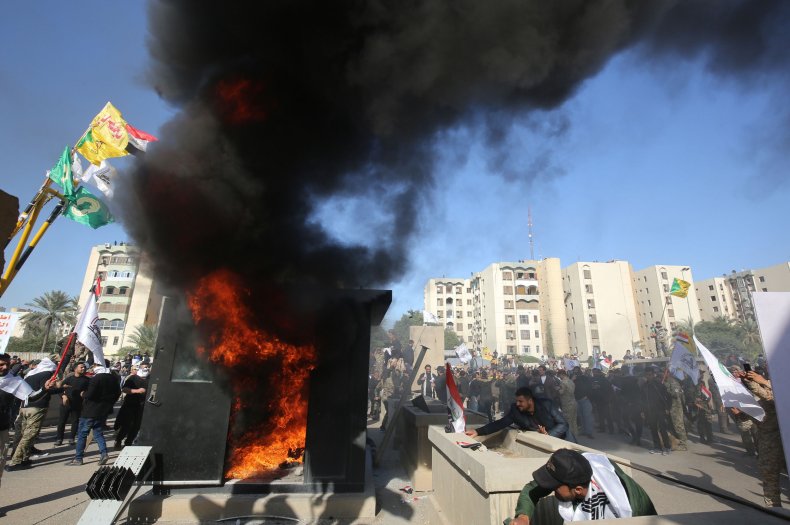 Iran Khamenei Trump Iraq embassy airstrikes