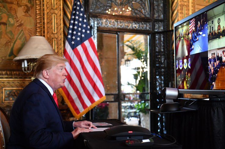 Donald Trump Calls Troops Christmas Donald Trump Calls Troops Christmas