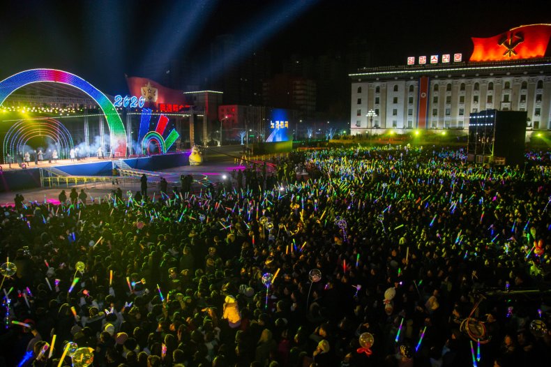 north, korea, new, years, party, pyongyang
