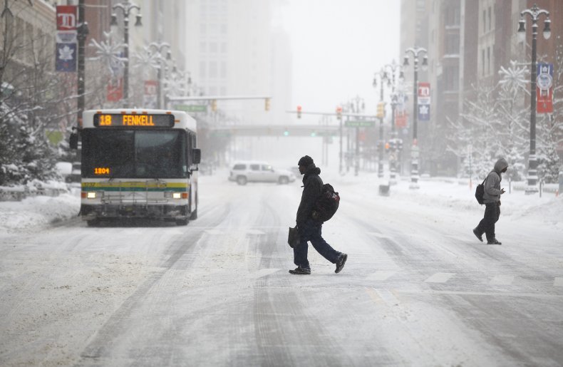 Detroit, Snow