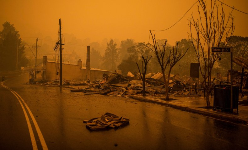 australia wildfire pictures flames