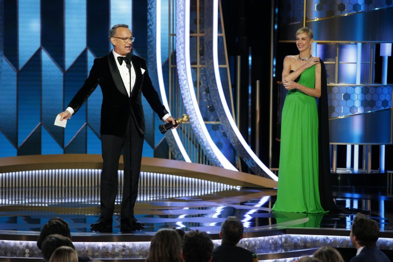 Tom Hanks at Golden Globes