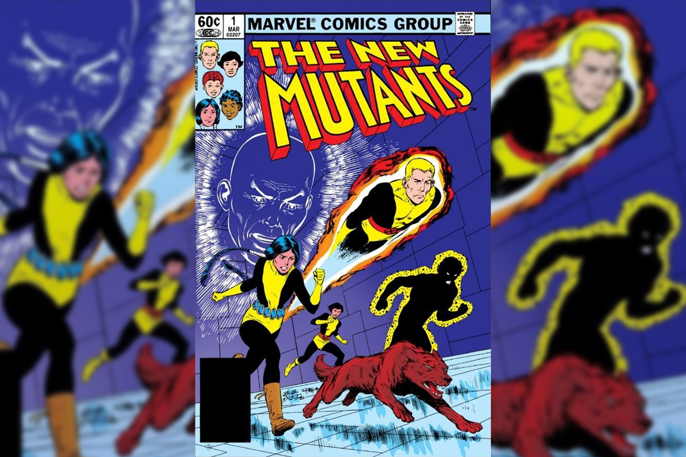 Details about   Postcard The Art Of Vintage Marvel Comics The New Mutants 