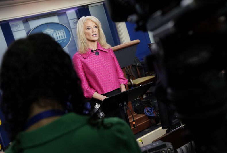 Kellyanne Conway Speaks To The Media