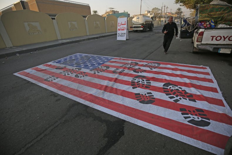 TOPSHOT-IRAQ-IRAN-POLITICS-UNREST-US