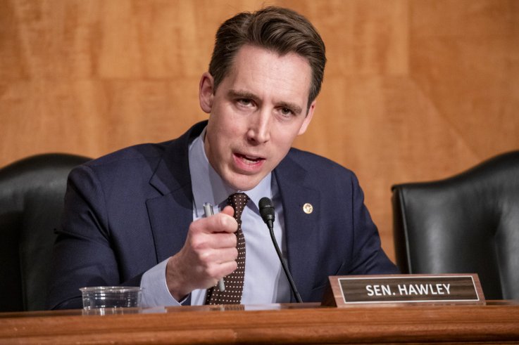 Josh Hawley Nancy Pelosi Senate trial Trump Josh Hawley Nancy Pelosi Senate trial Trump