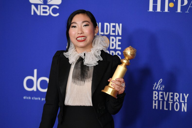 Awkwafina wins Golden Globe