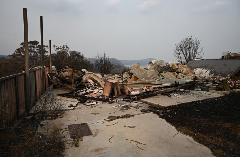australia wildfires damage photos