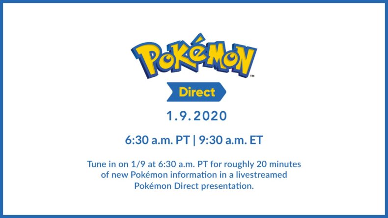 pokemon direct january 2020