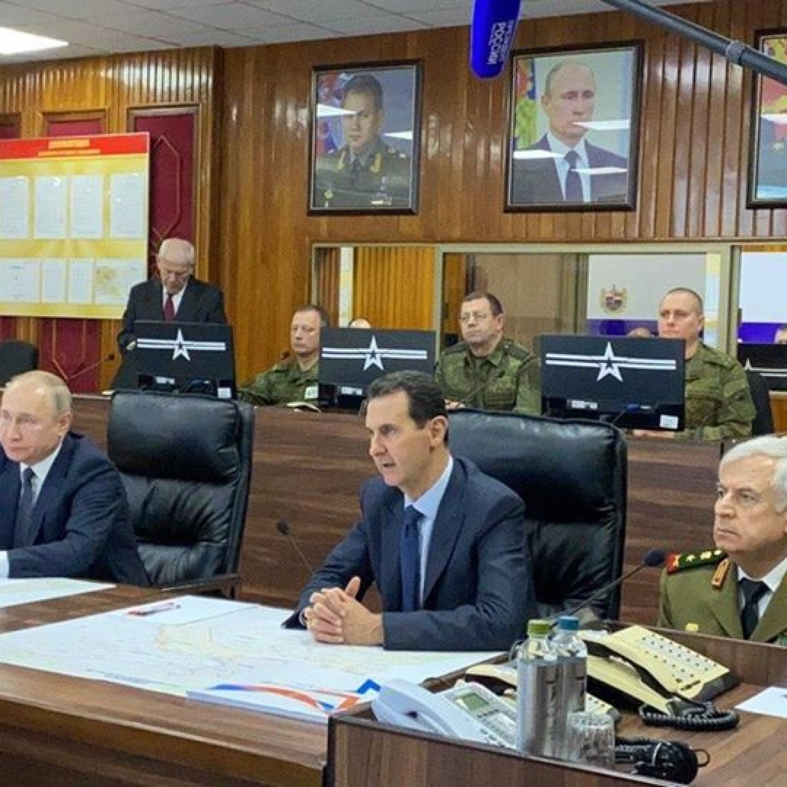 Russia And Syria S Presidents Meet After U S Kills Iranian