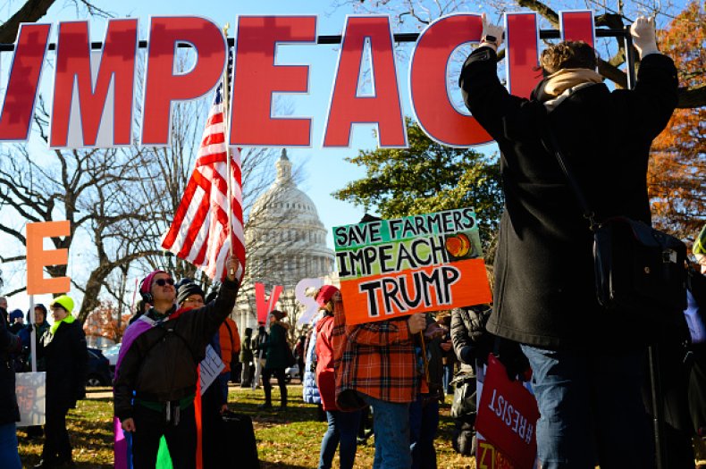 impeachment activists ahead of house vote