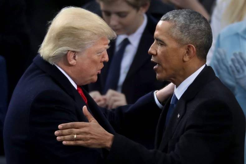 Trump blames obama Iran airstrike