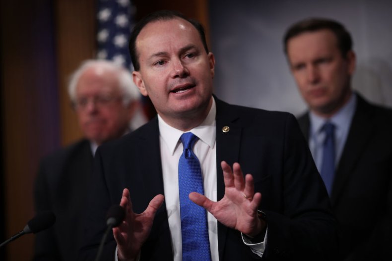 GOP Senator Mike Lee GOP Senator Mike Lee