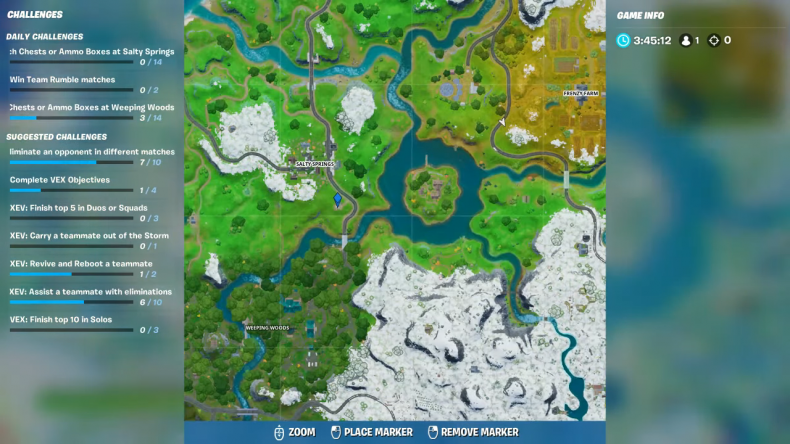 fortnite food truck location pizza pit map