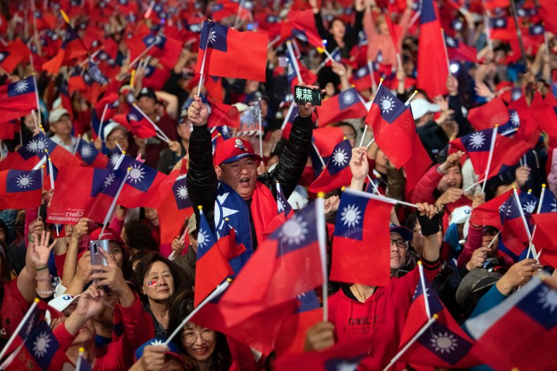 Taiwanese supporters