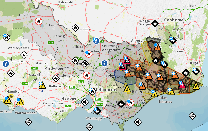 World Maps Library - Complete Resources: Maps Fires In Australia Dec 2019