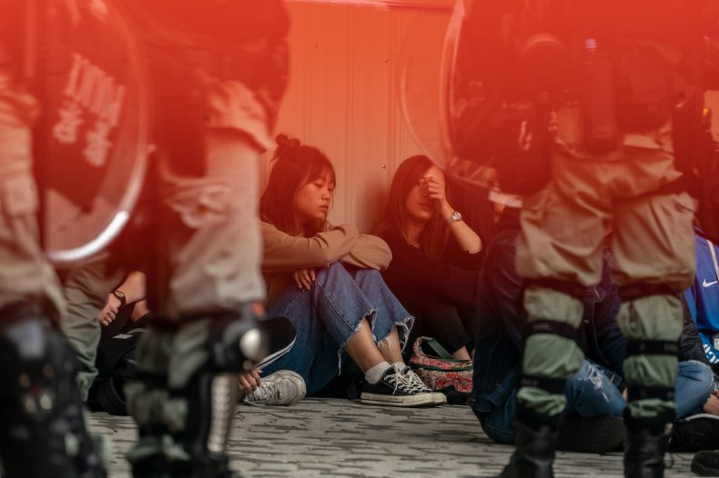 Hong Kong protestors