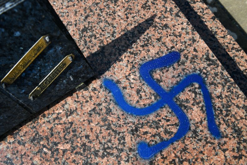 Swastika graffiti in France