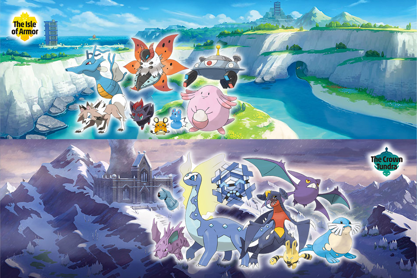 Legendary Pokemon in Sword and Shield The Crown Tundra Expansion