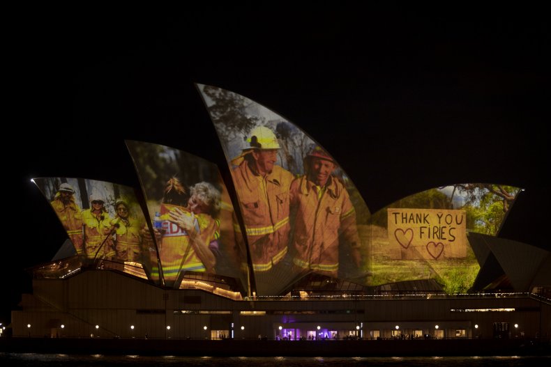 Australia Latest Wildfire Sydney Opera House