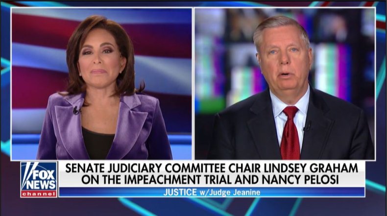 lindsey graham senate impeachment trial