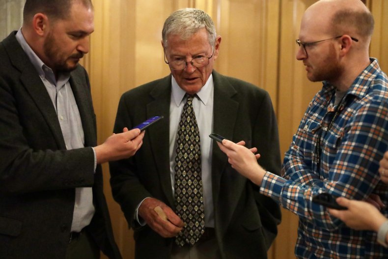 James inhofe Senate impeachment trial witnesses