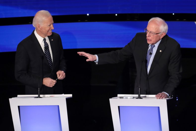 joe biden, bernie sanders