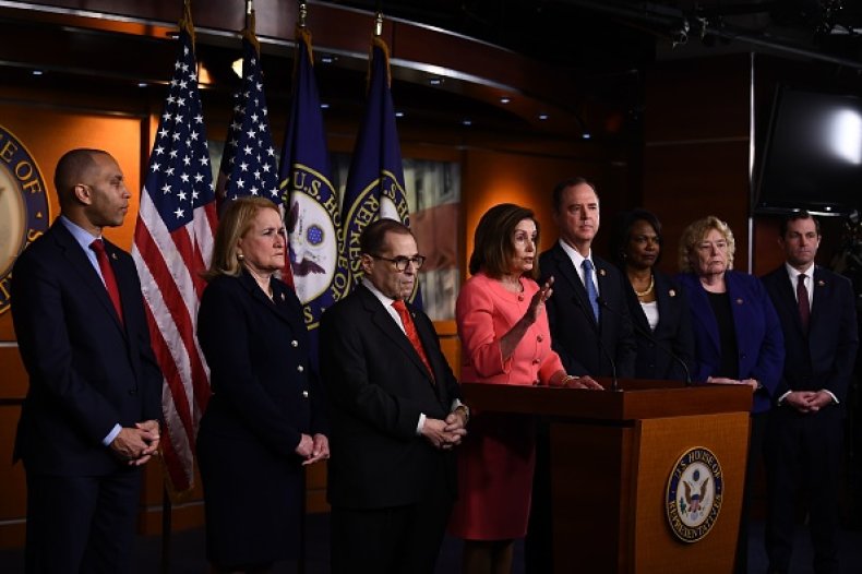 nancy pelosi announces house impeachment managers